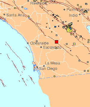 Another small earthquake near Ramona, CA